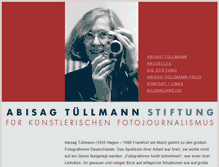 Tablet Screenshot of abisag-tuellmann-stiftung.de